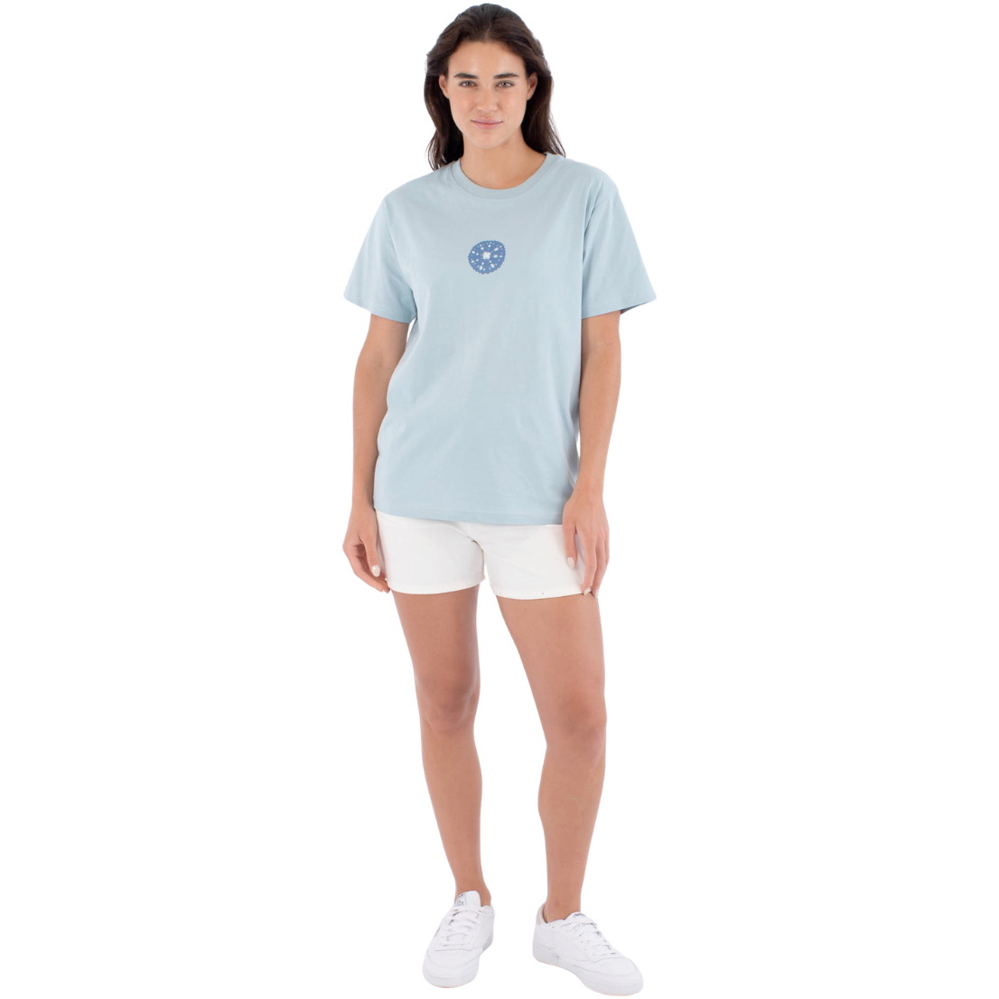 2026 Hurley Womens Island Sea Elements Tee WTSEU00031 - Spring Breeze